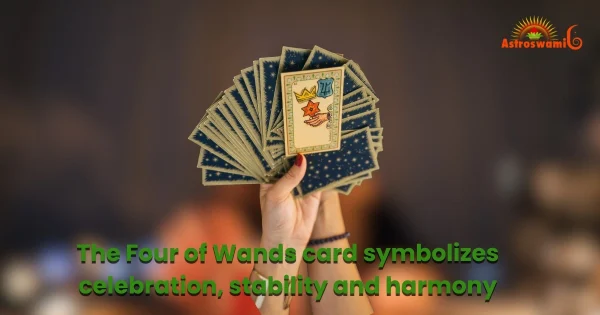 four of wands card symbolizes