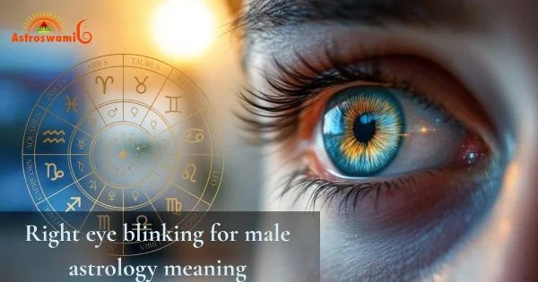 right eye blinking for male